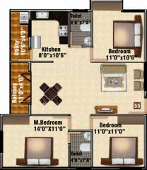 DS DSMAX STONEHILL (3BHK+2T (1,450 sq ft) 1450 sq ft) DS DSMAX STONEHILL (3BHK+2T (1,450 sq ft) 1450 sq ft)