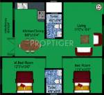 DS DSMAX SCION (2BHK+2T (1,110 sq ft) 1110 sq ft) DS DSMAX SCION (2BHK+2T (1,110 sq ft) 1110 sq ft)