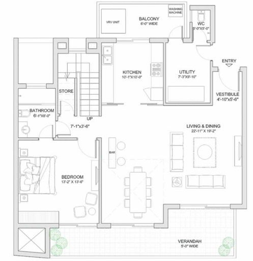 Upper Level Duplex Plan the-deck Floor Plan Upper Level Duplex Plan