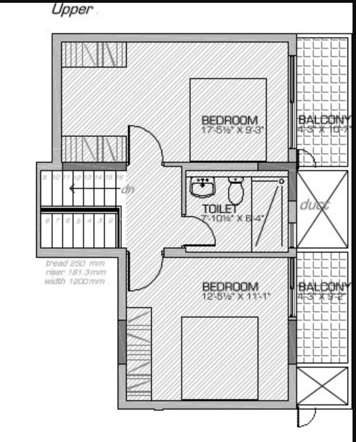 Upper Level Duplex Plan raga Floor Plan Upper Level Duplex Plan