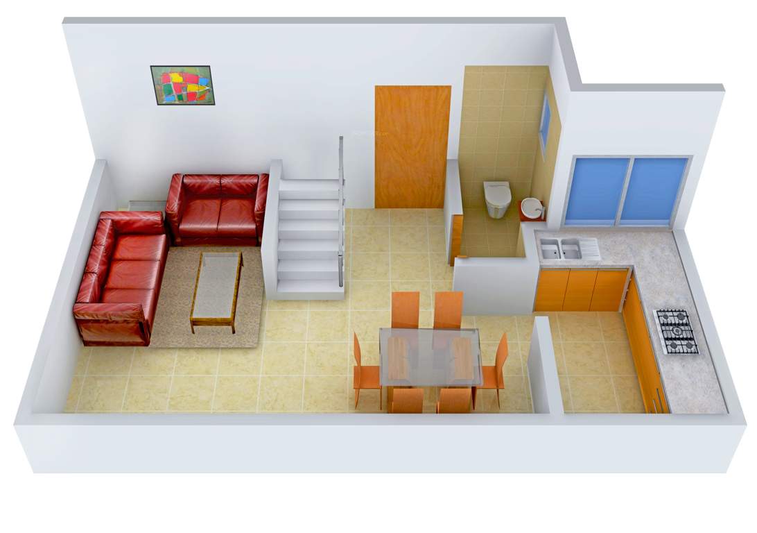 Sare CrescentParC (2BHK+3T (1,142 sq ft) 1142 sq ft)