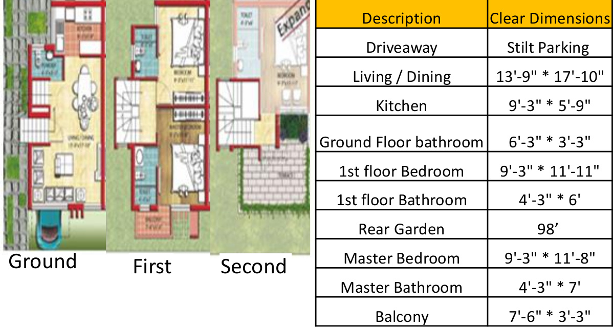 Sare CrescentParC (2BHK+3T (1,167 sq ft) 1167 sq ft) Sare CrescentParC (2BHK+3T (1,167 sq ft) 1167 sq ft)