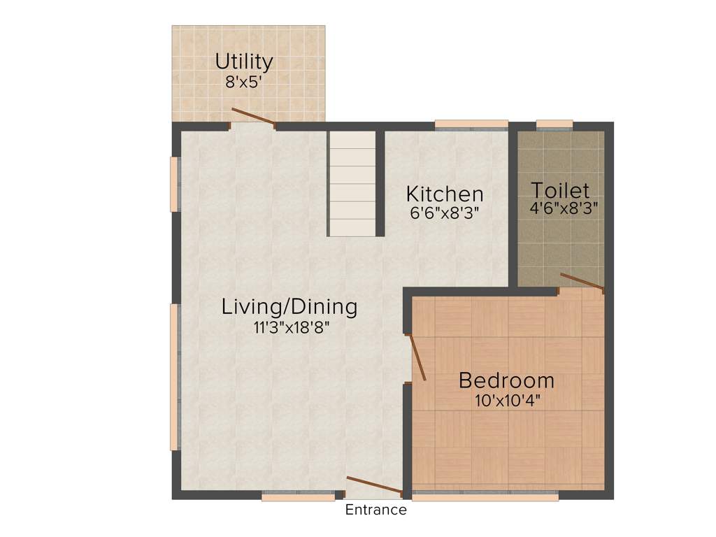 Sare CrescentParC (3BHK+3T (1,545 sq ft) 1545 sq ft)