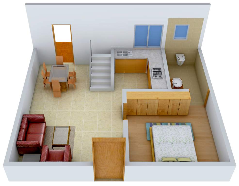 Sare CrescentParC (3BHK+3T (1,545 sq ft) 1545 sq ft)