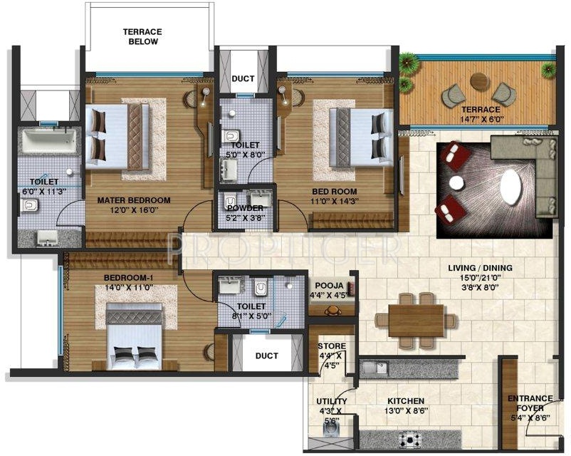 Lodha Belmondo (3BHK+4T (1,980 sq ft) Pooja Room 1980 sq ft) Lodha Belmondo (3BHK+4T (1,980 sq ft) Pooja Room 1980 sq ft)