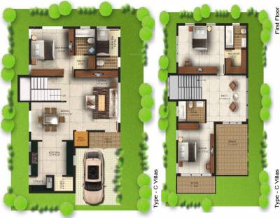 GR Sun Villas (3BHK+3T (2,941 sq ft) + Servant Room 2941 sq ft)
