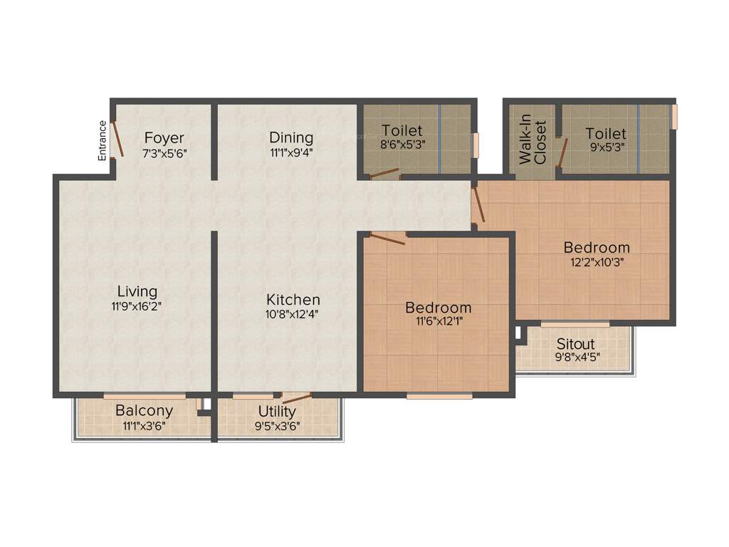Bhoomika Vista Lagos (2BHK+2T (1,329 sq ft) 1329 sq ft)