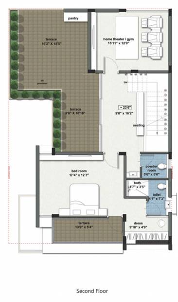 RBD Stillwaters Villa (4BHK+6T (3,732 sq ft) 3732 sq ft)