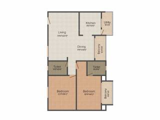 ATZ Splendor (2BHK+2T (1,380 sq ft) 1380 sq ft) ATZ Splendor (2BHK+2T (1,380 sq ft) 1380 sq ft)