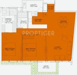 Aditi Tropica (2BHK+2T (1,446 sq ft) 1446 sq ft)