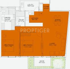 Aditi Tropica (2BHK+2T (1,474 sq ft) 1474 sq ft) Aditi Tropica (2BHK+2T (1,474 sq ft) 1474 sq ft)