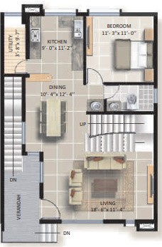  green park regency Floor Plan Ground Floor Plan