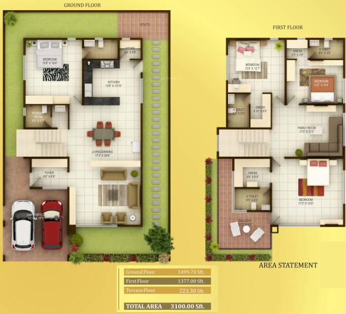 MS Royal Sunnyvale (4BHK+4T (3,100 sq ft) 3100 sq ft)