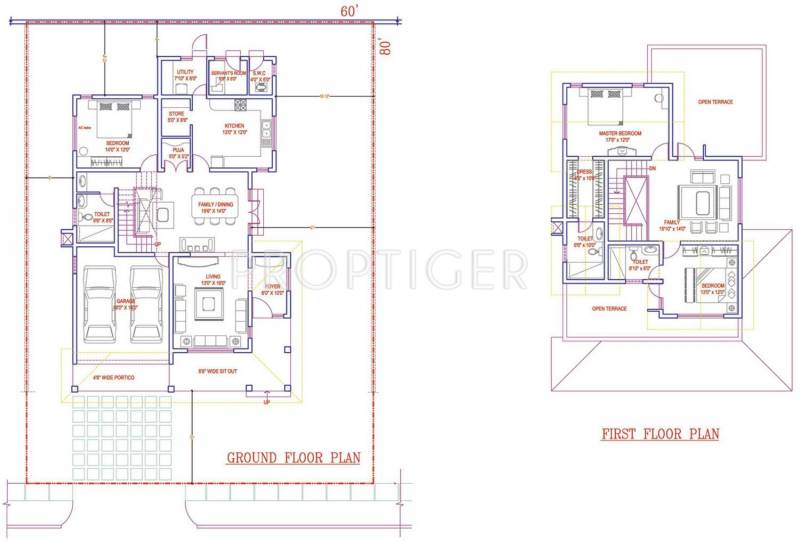 Adarsh Palm Retreat Villas (3BHK+3T (2,920 sq ft) + Servant Room 2920 sq ft)