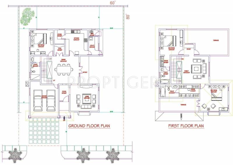 Adarsh Palm Retreat Villas (3BHK+3T (3,005 sq ft) + Study Room 3005 sq ft)