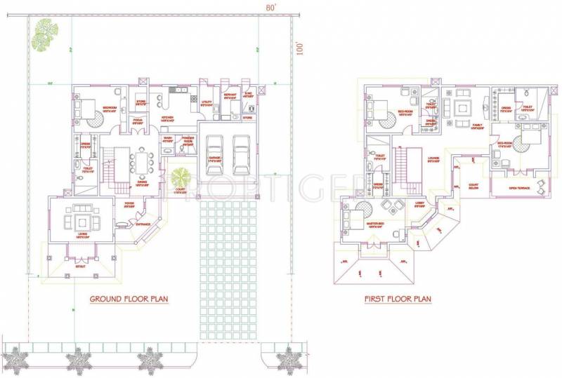 Adarsh Palm Retreat Villas (4BHK+5T (4,535 sq ft) + Servant Room 4535 sq ft)