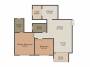 Hiranandani Crossgate (2BHK+2T (1,190 sq ft) 1190 sq ft) Hiranandani Crossgate (2BHK+2T (1,190 sq ft) 1190 sq ft)
