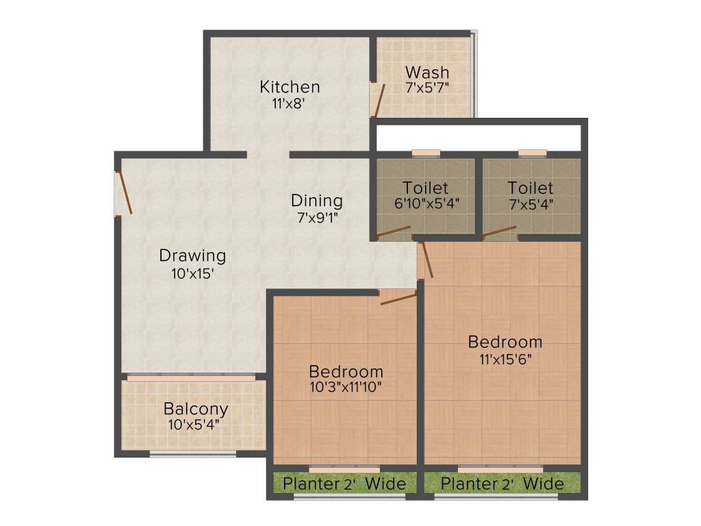 Goyal Orchid Woods (2BHK+2T (1,151 sq ft) 1151 sq ft) Goyal Orchid Woods (2BHK+2T (1,151 sq ft) 1151 sq ft)