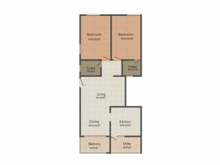 Mahaveer Willet (2BHK+2T (1,274 sq ft) 1274 sq ft) Mahaveer Willet (2BHK+2T (1,274 sq ft) 1274 sq ft)