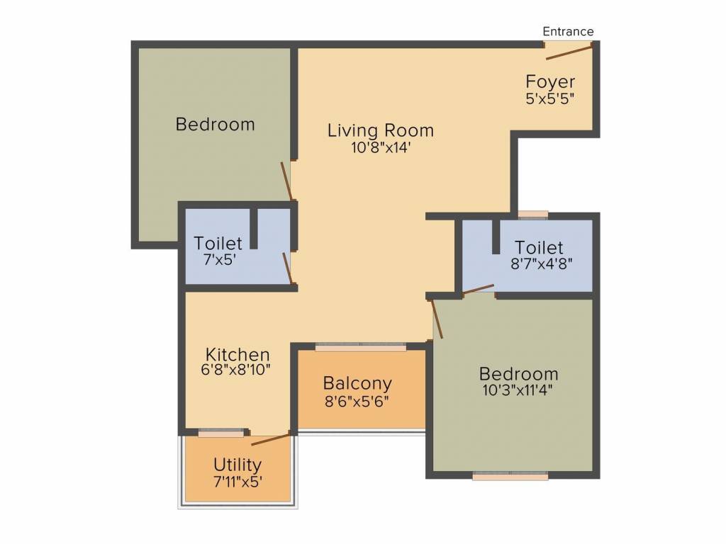 SkyGold Jeevan Keerthi Commanders Aeroview (2BHK+2T (1,010 sq ft) 1010 sq ft) SkyGold Jeevan Keerthi Commanders Aeroview (2BHK+2T (1,010 sq ft) 1010 sq ft)