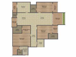 Valmark Apas (3BHK+5T (3,170 sq ft) Servant Room 3170 sq ft) Valmark Apas (3BHK+5T (3,170 sq ft) Servant Room 3170 sq ft)