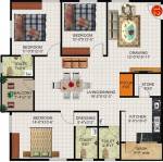 Satwi Clarinet (3BHK+3T (1,571 sq ft)   Pooja Room 1571 sq ft) Satwi Clarinet (3BHK+3T (1,571 sq ft)   Pooja Room 1571 sq ft)