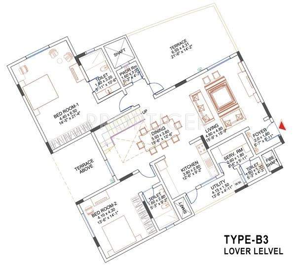 Sobha Carnation (4BHK+5T (3,863.66 sq ft) 3863 sq ft)