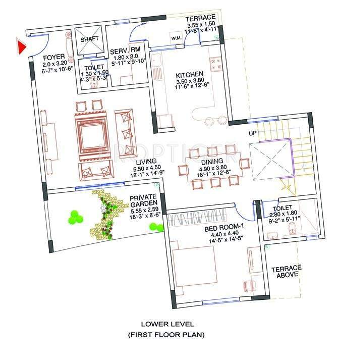 Sobha Carnation (4BHK+4T (3,223 sq ft)   Servant Room 3223 sq ft)