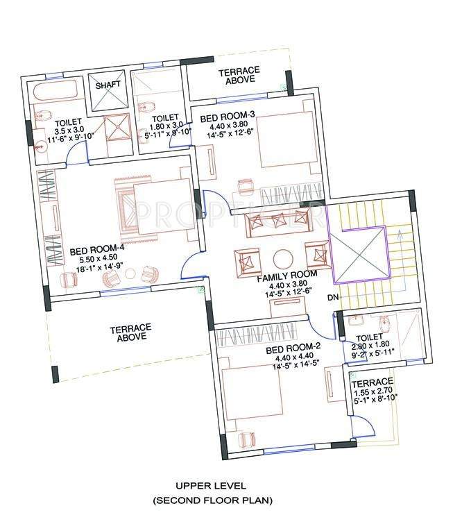 Sobha Carnation (4BHK+4T (3,223 sq ft)   Servant Room 3223 sq ft)