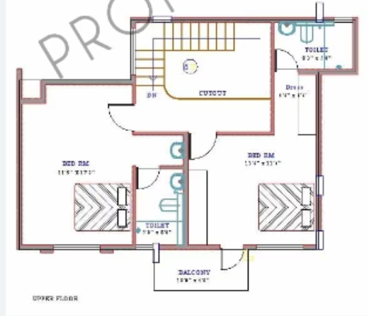  greenville Floor Plan Upper Level Duplex Plan