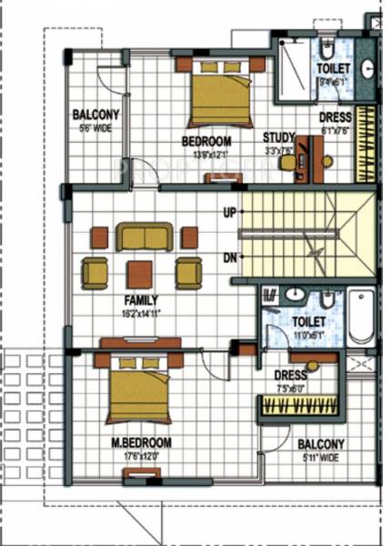 Prestige Summer Fields (3BHK+3T (3,009 sq ft) + Study Room 3009 sq ft) Prestige Summer Fields (3BHK+3T (3,009 sq ft) + Study Room 3009 sq ft)