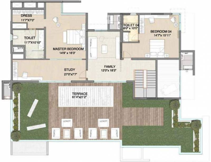 Embassy Pristine (5BHK+5T (4,289 sq ft) + Study Room 4289 sq ft)