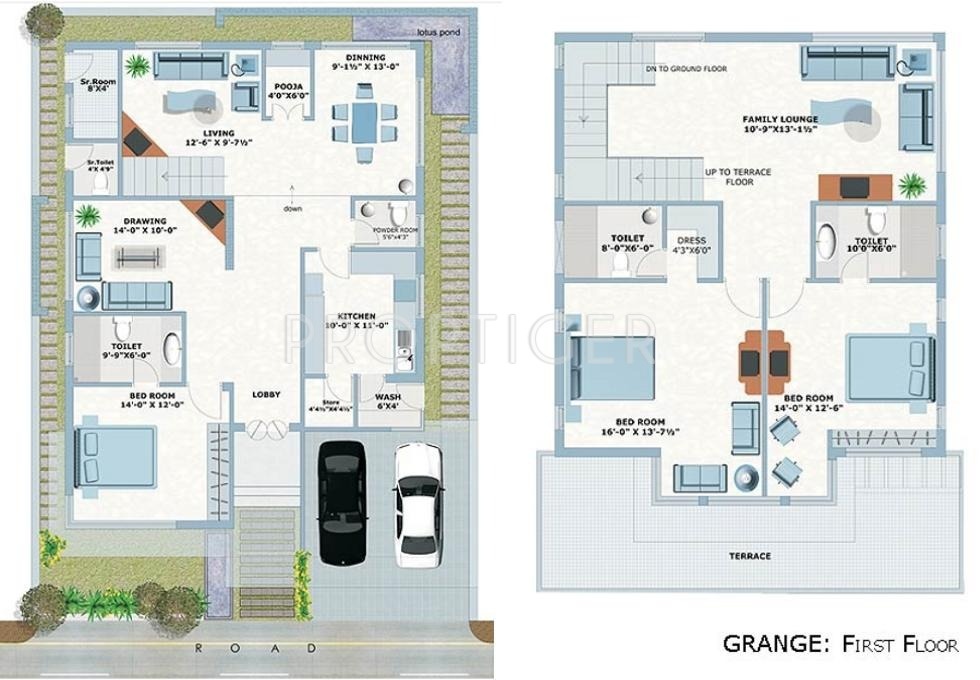 Indaus Indaus Boulevard (3BHK+3T (3,426 sq ft)   Servant Room 3426 sq ft)