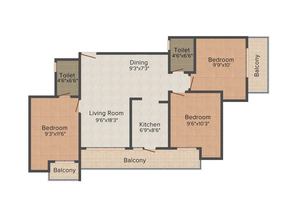 Ahinsha Ahinsha Vatika (3BHK+2T (1,450 sq ft) 1450 sq ft)