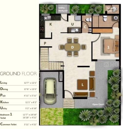  the empyrean phase1 Floor Plan Ground Floor Plan