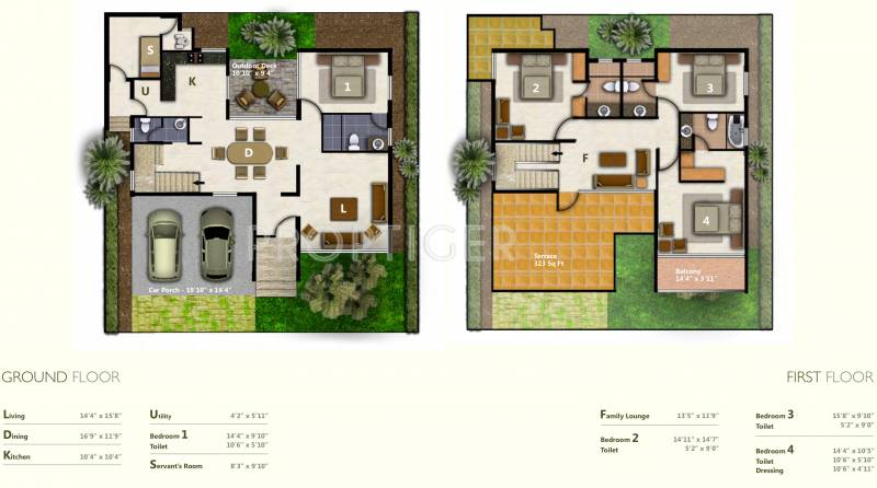 Fire The Empyrean Phase1 (4BHK+4T (3,356 sq ft) 3356 sq ft)