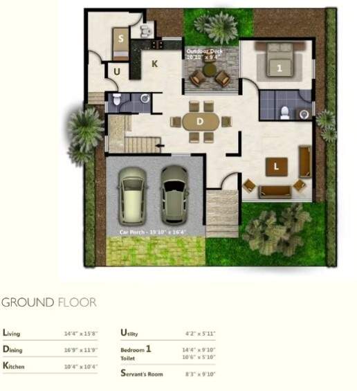  the empyrean phase1 Floor Plan Ground Floor Plan