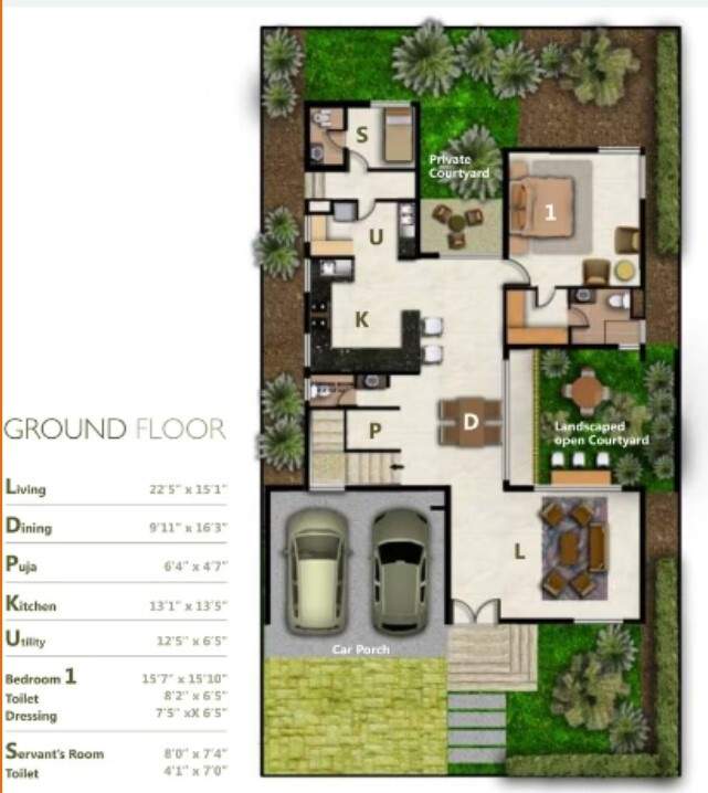  the empyrean phase1 Floor Plan Ground Floor Plan