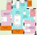 Maangalya Prosper Signature Block Phase 1 (2BHK+2T (1,372 sq ft) 1372 sq ft)