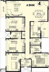 Kanakia Levels (4BHK+4T (2,475 sq ft) 2475 sq ft)