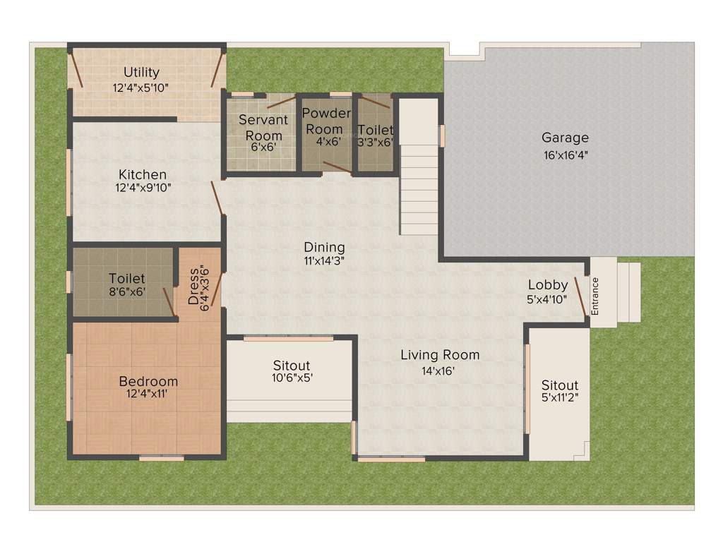 Prestige Mayberry (4BHK+4T (3,155 sq ft) + Servant Room 3155 sq ft)