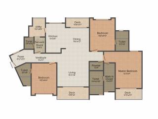 Phoenix One Bangalore West (3BHK+3T (2,367 sq ft) 2367 sq ft)