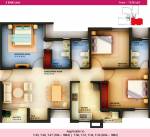 Arihant Chetna (3BHK+3T (1,338 sq ft)   Pooja Room 1338 sq ft)