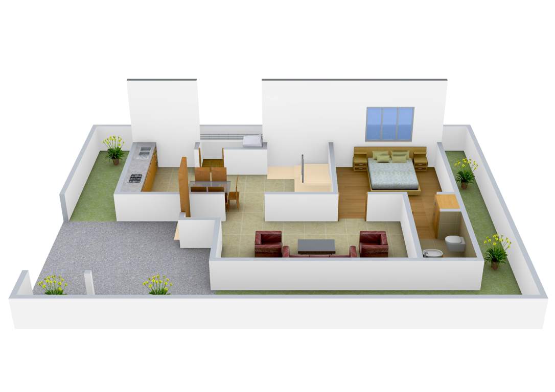 Peninsula Parkville (3BHK+3T (1,450 sq ft) 1450 sq ft)