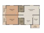 Vaastu Lavender (2BHK+2T (990 sq ft) 990 sq ft)
