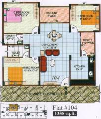 Shree Tirumala Sunidhi Desire (3BHK+2T (1,355 sq ft) 1355 sq ft) Shree Tirumala Sunidhi Desire (3BHK+2T (1,355 sq ft) 1355 sq ft)