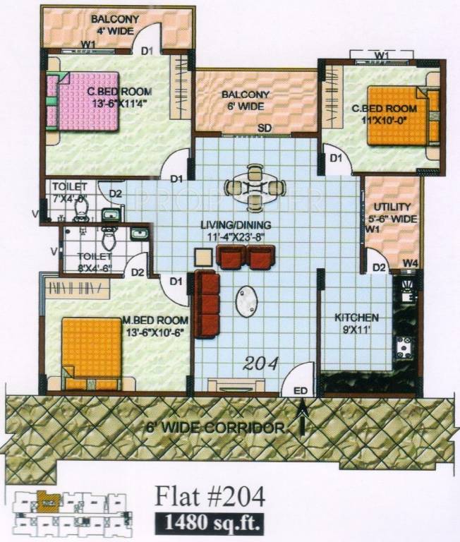 Shree Tirumala Sunidhi Desire (3BHK+2T (1,480 sq ft) 1480 sq ft) Shree Tirumala Sunidhi Desire (3BHK+2T (1,480 sq ft) 1480 sq ft)