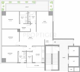 TATA The Promont (3BHK+3T (2,378 sq ft) 2378 sq ft)