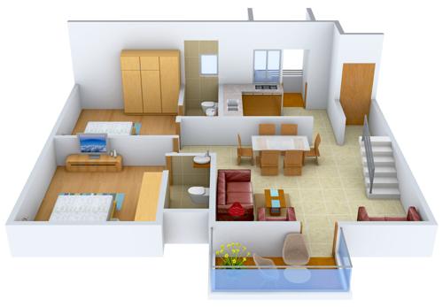 Unishire Projects Pvt Ltd Panamera 4BHK+4T (2,243 sq ft)