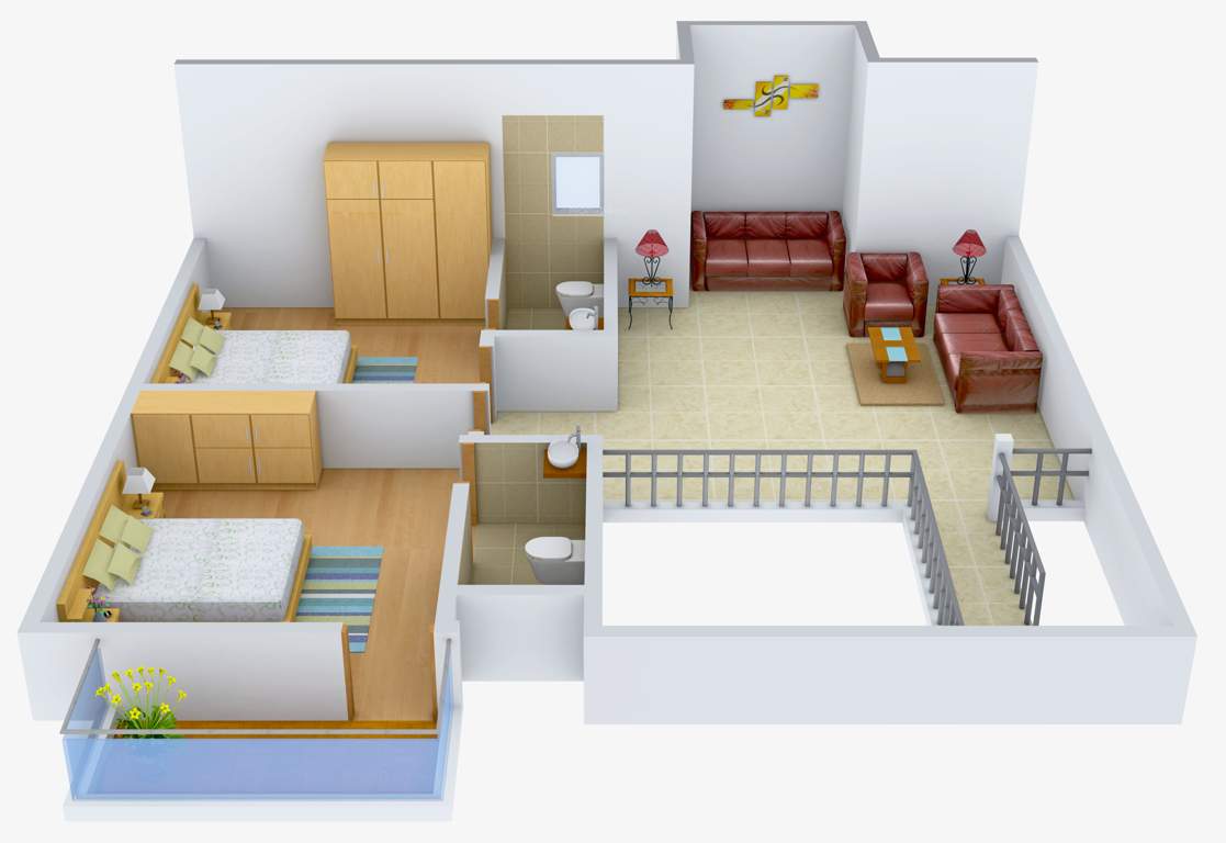 Unishire Projects Pvt Ltd Panamera 4BHK+4T (2,243 sq ft)